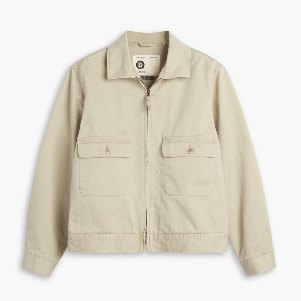 Dockers Men's Casual Shirt Jacket - Light Tan